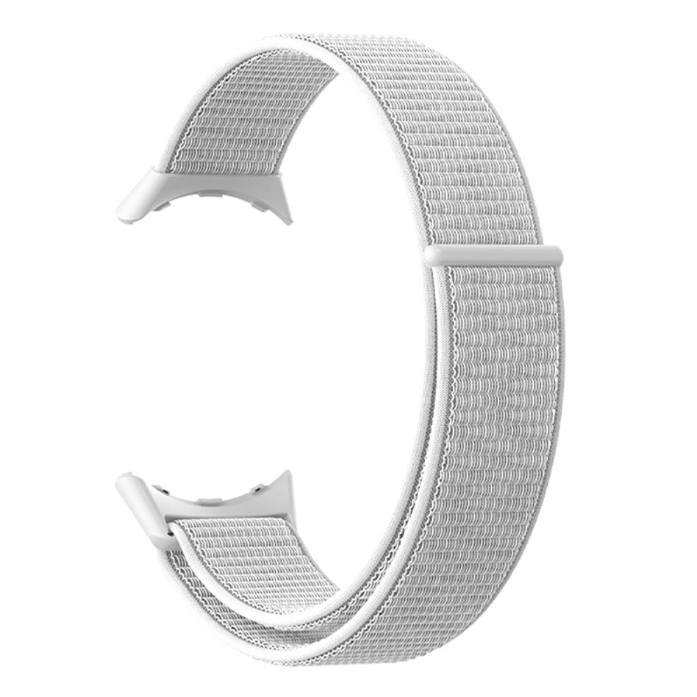 Bracelet en nylon Google Pixel Watch 4 45mm, Blanc