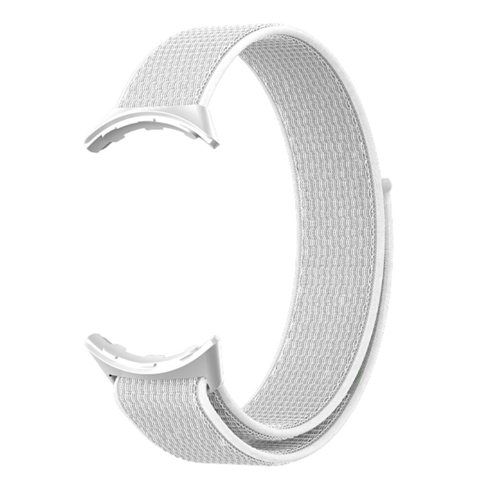 Bracelet en nylon Google Pixel Watch 4 45mm, Blanc