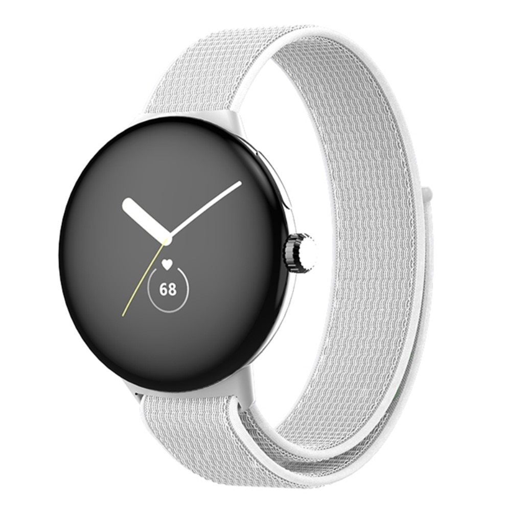 Bracelet en nylon Google Pixel Watch blanc