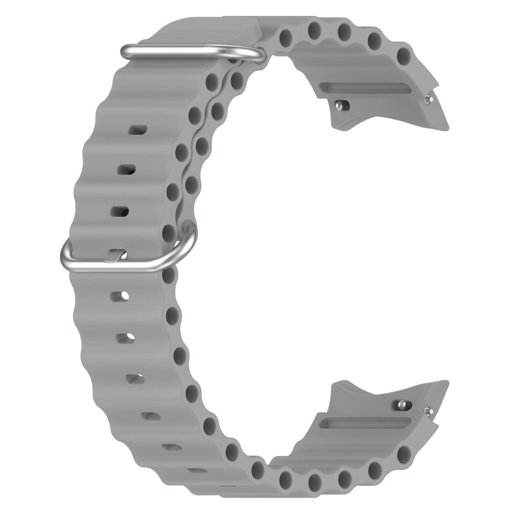Full Fit Bracele en silicone Résistant Samsung Galaxy Watch 4 40mm, gris
