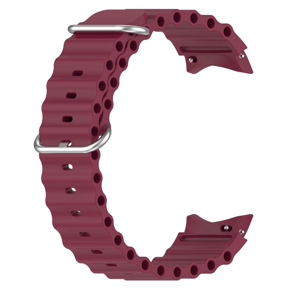 Full Fit Bracele en silicone Résistant Samsung Galaxy Watch 5 Pro 45mm violet