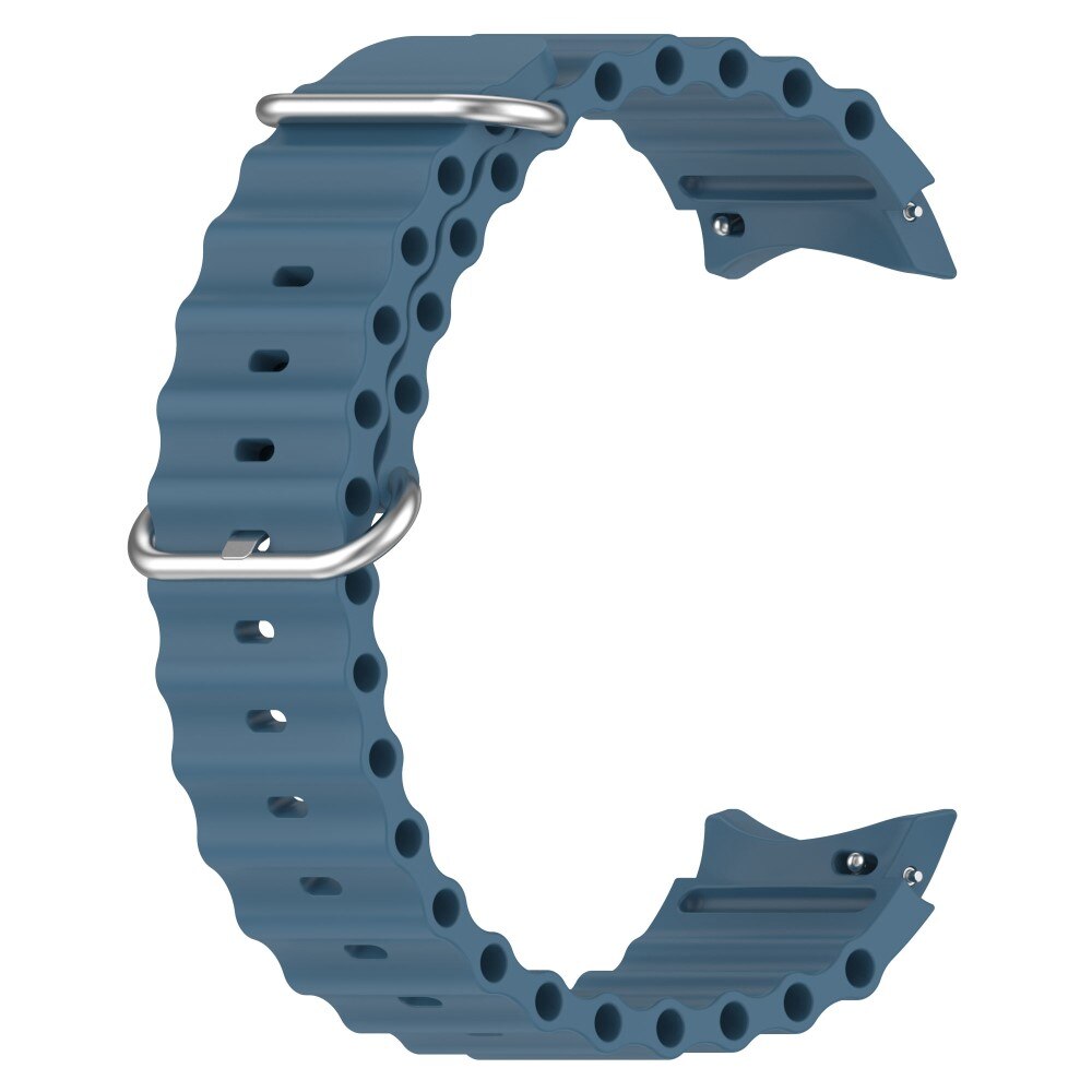 Full Fit Bracele en silicone Résistant Samsung Galaxy Watch 5 40mm bleu