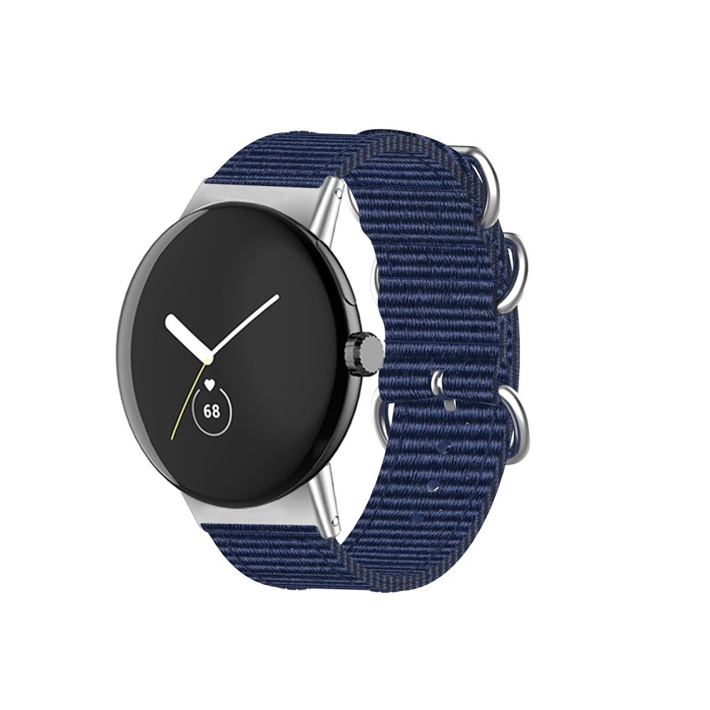 Bracelet Nato Google Pixel Watch bleu