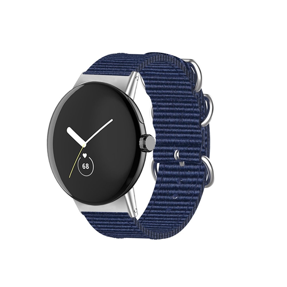 Bracelet Nato Google Pixel Watch 2, bleu