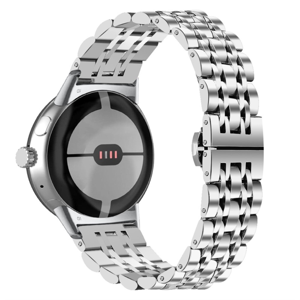 Bracelet en métal Business Google Pixel Watch, argent