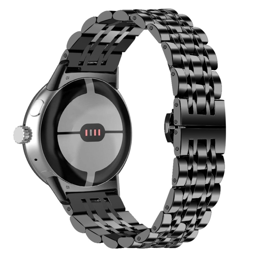 Bracelet en métal Business Google Pixel Watch, noir