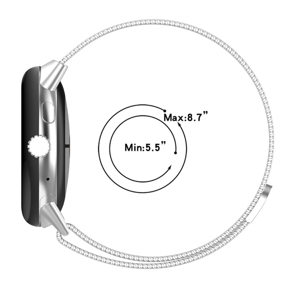 Bracelet milanais pour Google Pixel Watch 3 41mm, Multi-couleur / motif