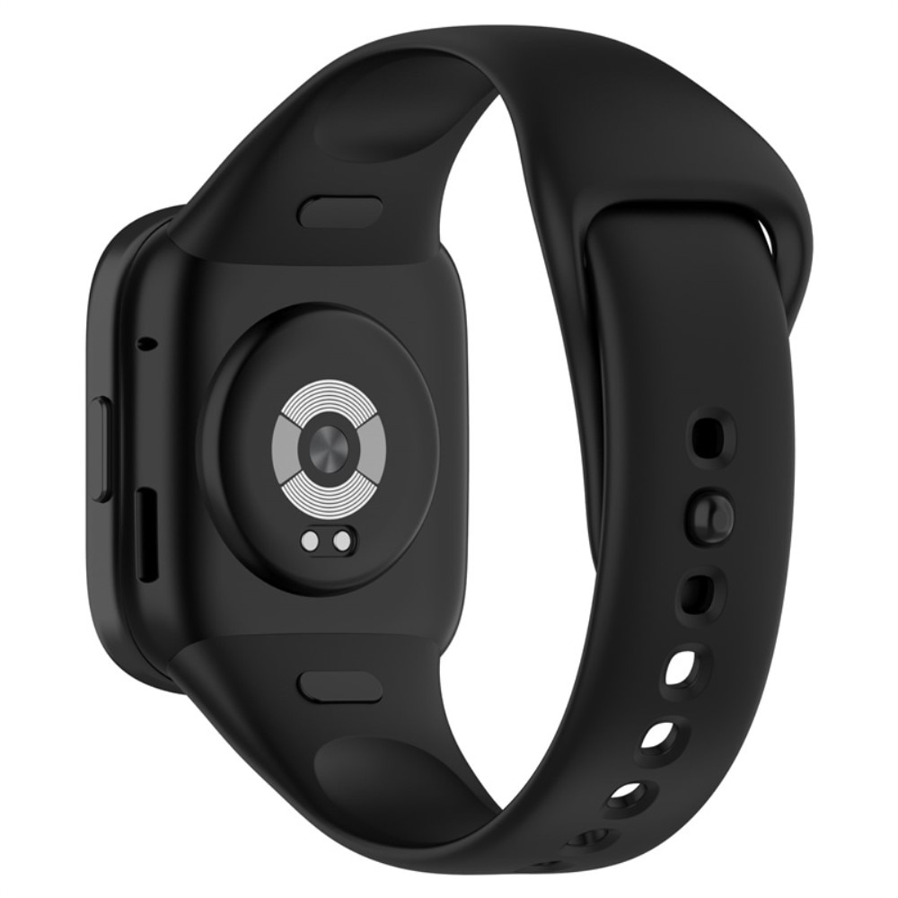 Bracelet en silicone pour Xiaomi Redmi Watch 3, Noir