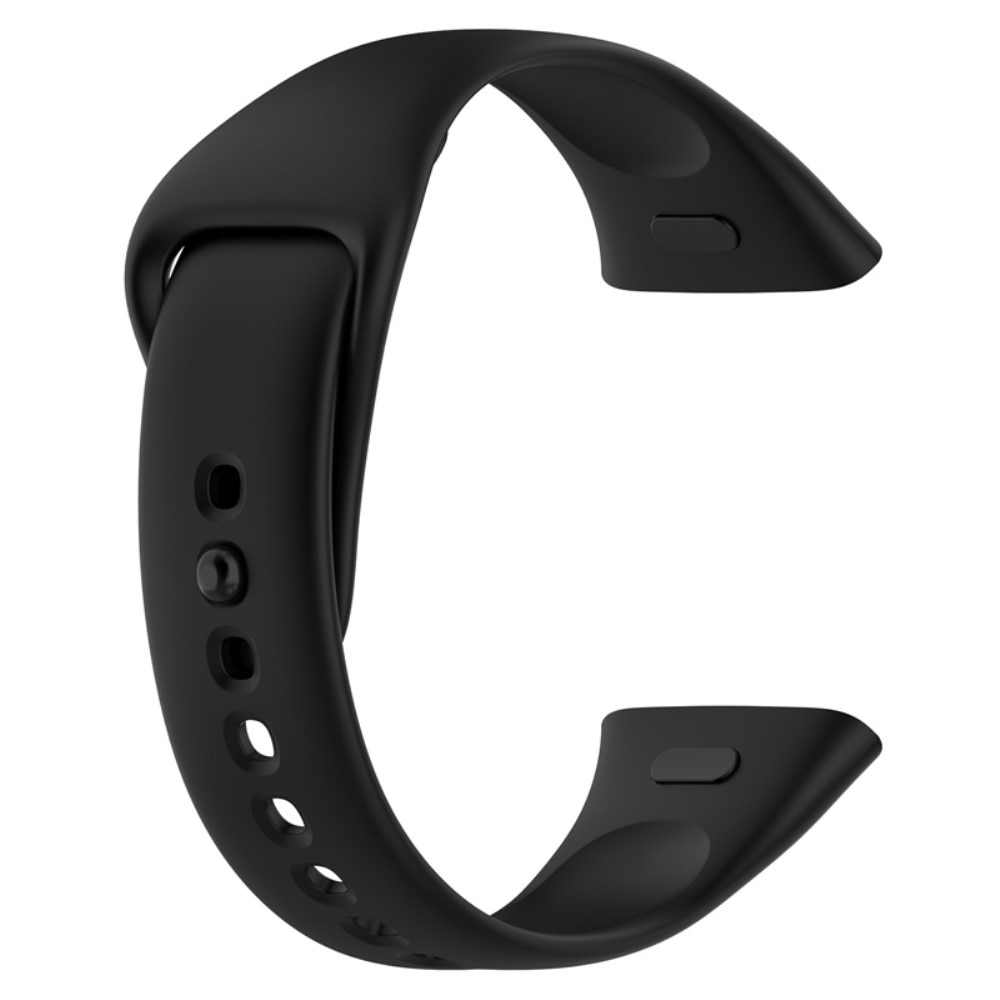 Bracelet en silicone pour Xiaomi Redmi Watch 3, Noir