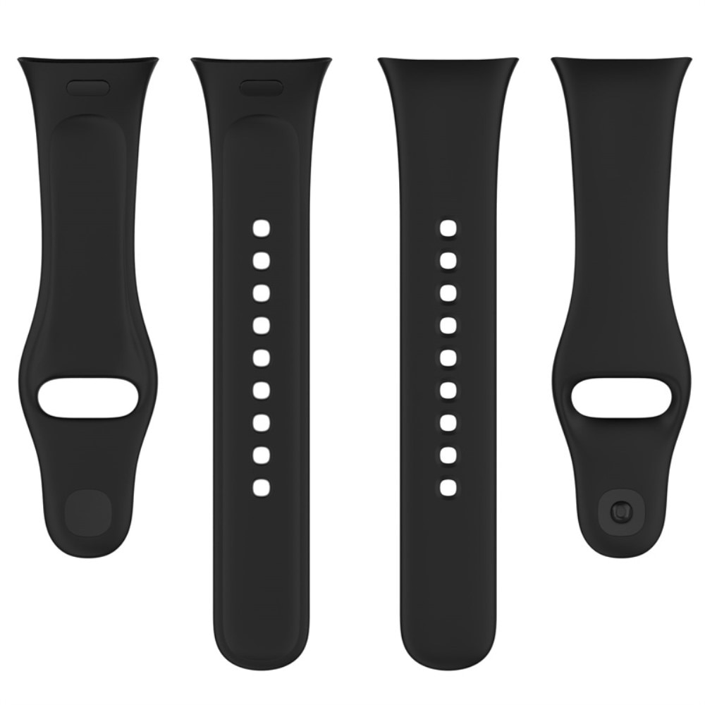 Bracelet en silicone pour Xiaomi Redmi Watch 3, Noir