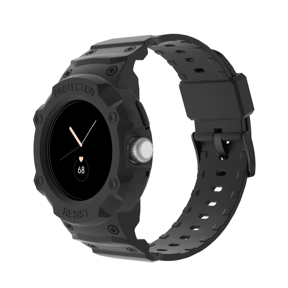 Bracelet avec coque Aventure Google Pixel Watch, noir