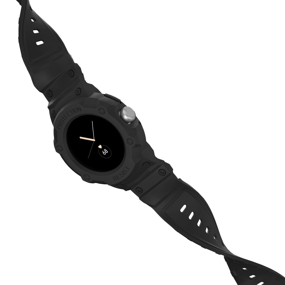 Bracelet avec coque Aventure Google Pixel Watch, noir