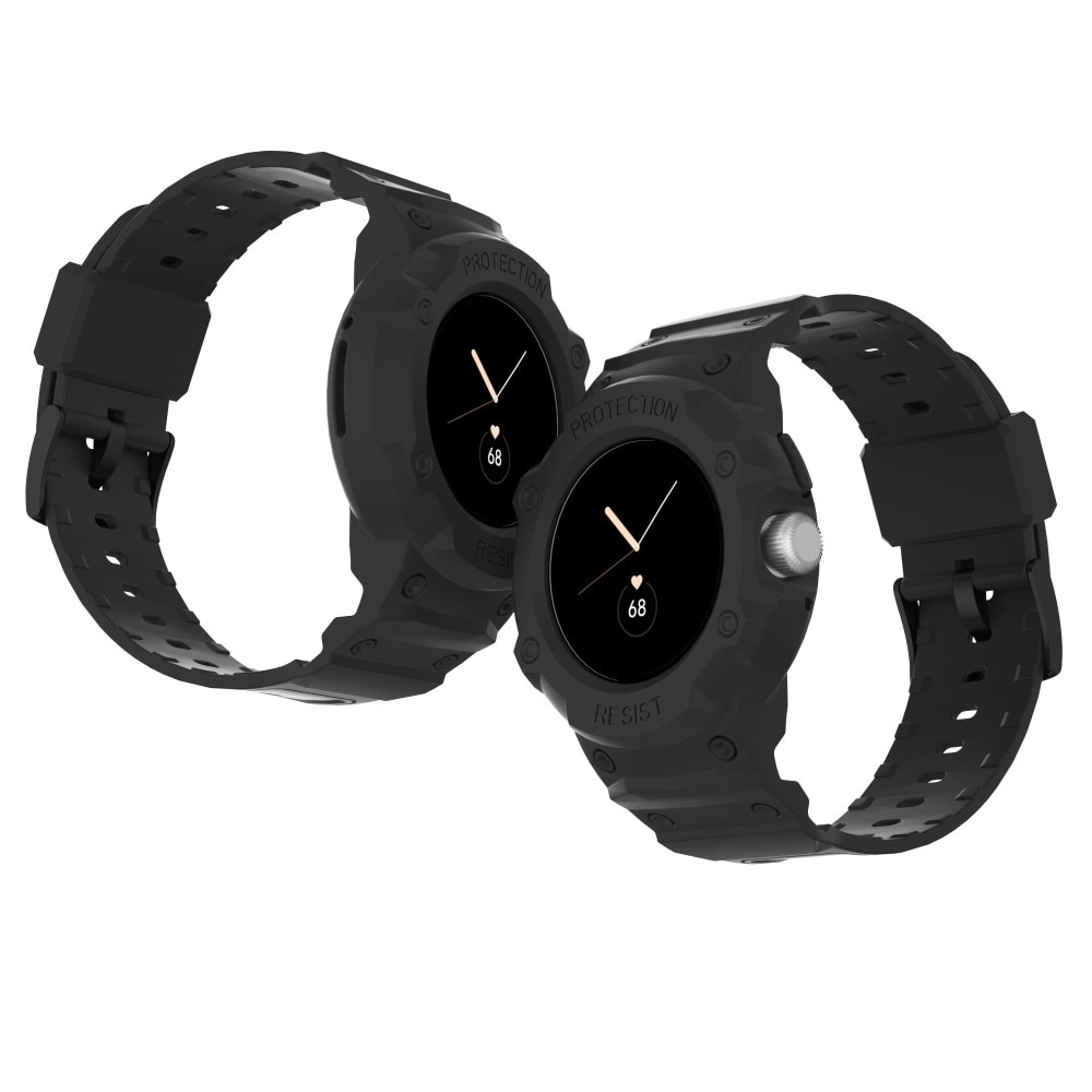 Bracelet avec coque Aventure Google Pixel Watch, noir