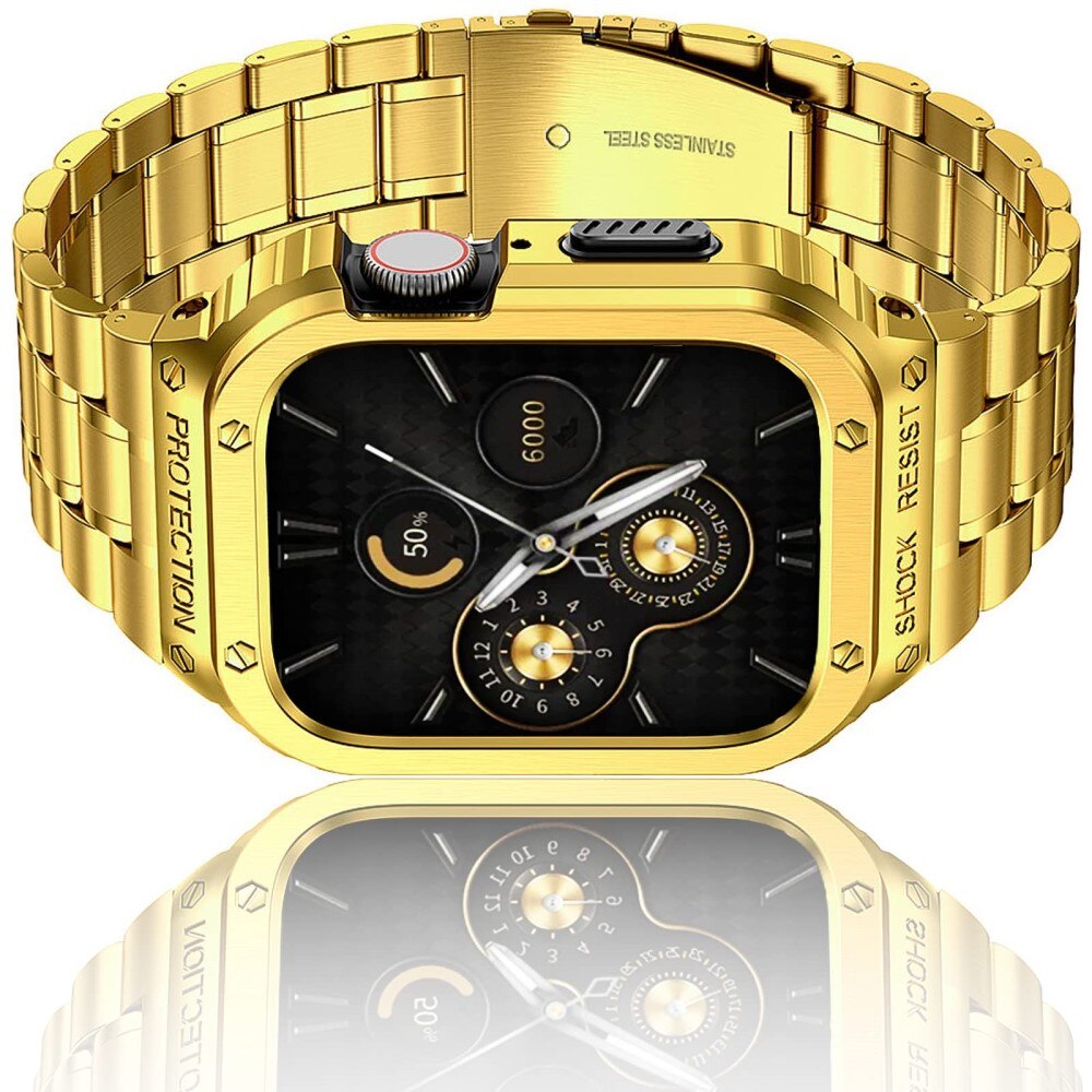 Bracelet Full Metal Apple Watch SE 44mm, or