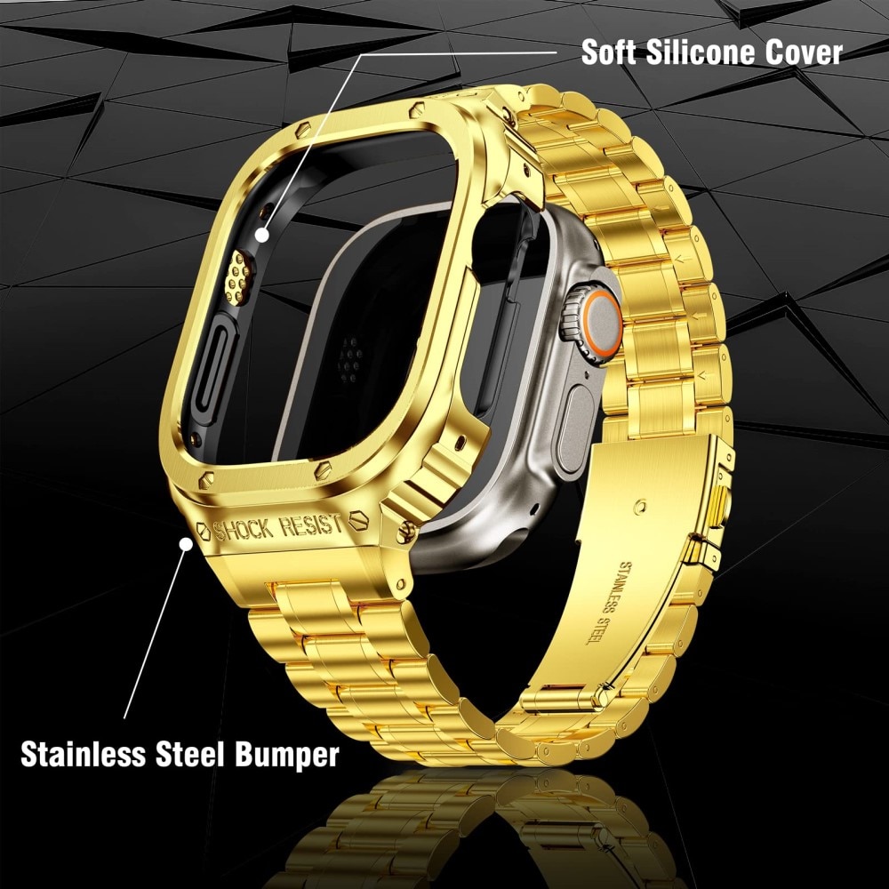 Bracelet Full Metal Apple Watch 44mm, or