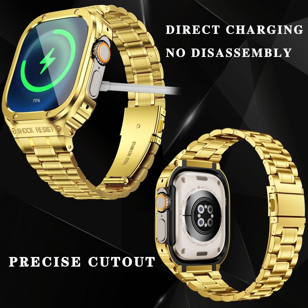 Bracelet Full Metal Apple Watch 44mm, or