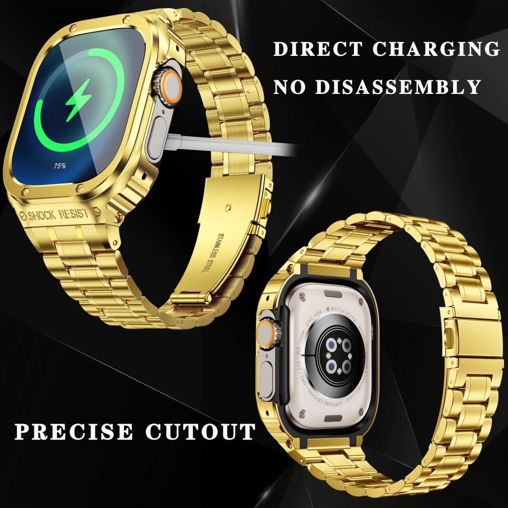 Bracelet Full Metal Apple Watch Ultra 2 49mm, or