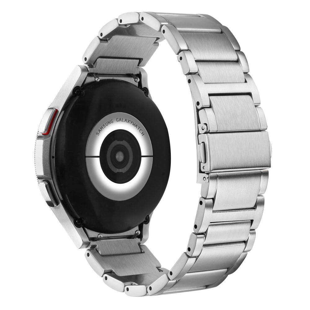 Full Fit Bracelet en titane Samsung Galaxy Watch FE, argent