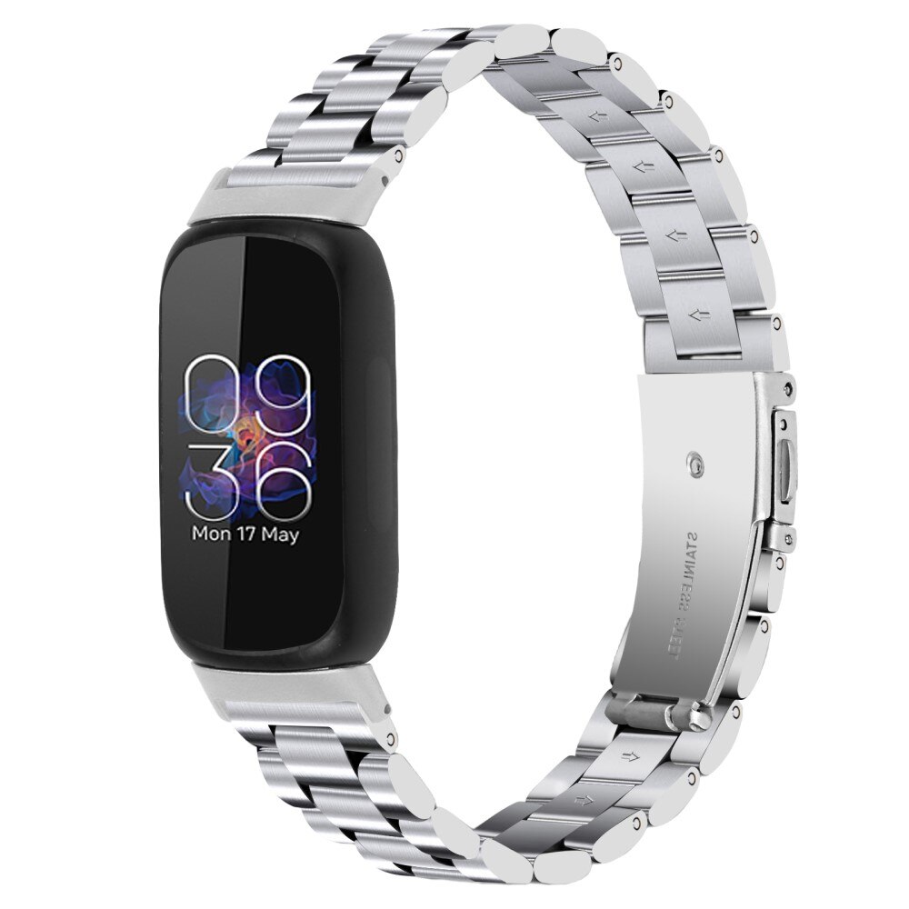 Bracelet en métal Fitbit Inspire 3, argent