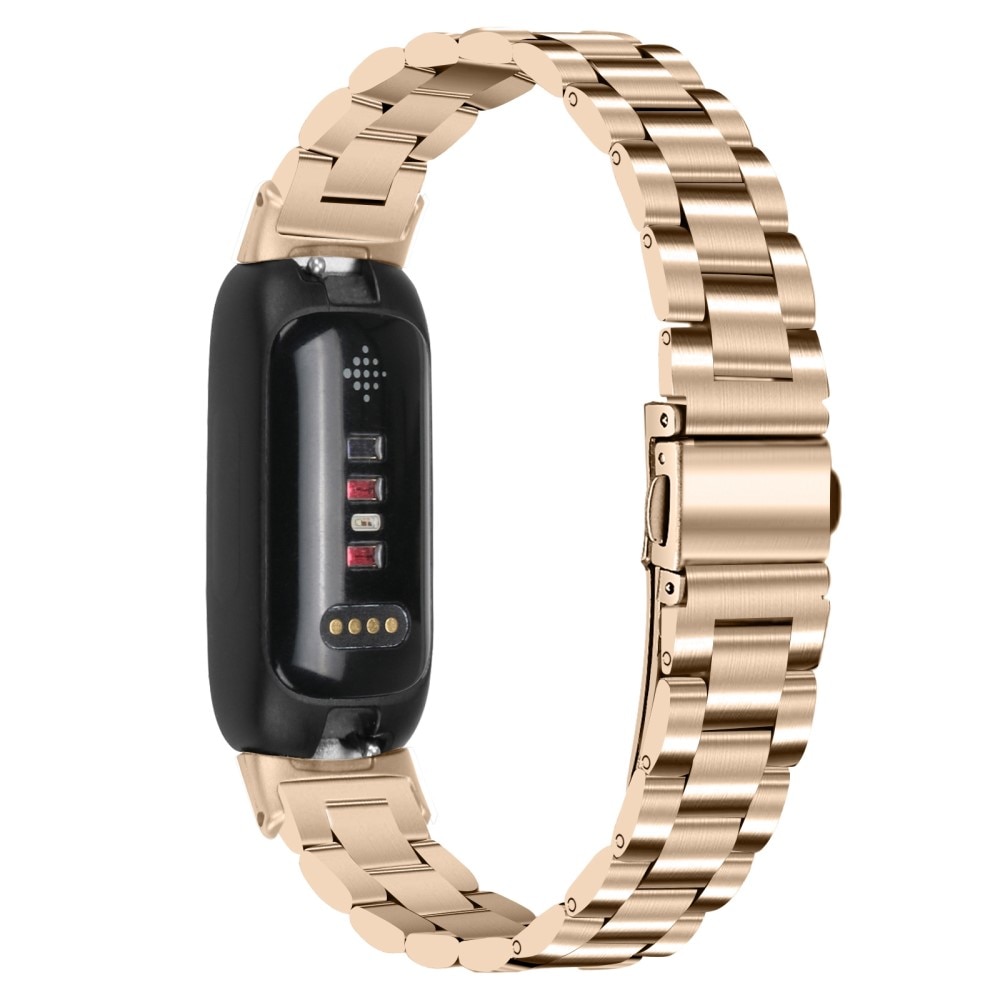 Bracelet en métal Fitbit Inspire 3, champagne d'or