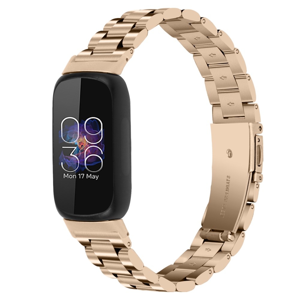 Bracelet en métal Fitbit Inspire 3, champagne d'or