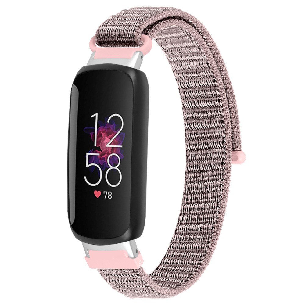 Bracelet en nylon Fitbit Inspire 3, rose
