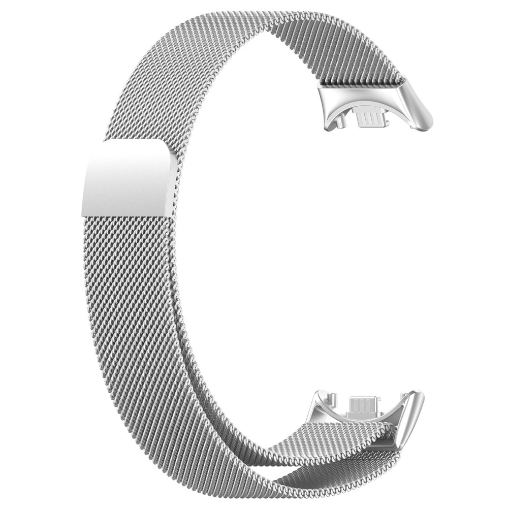Bracelet milanais pour Xiaomi Smart Band 8, Argent
