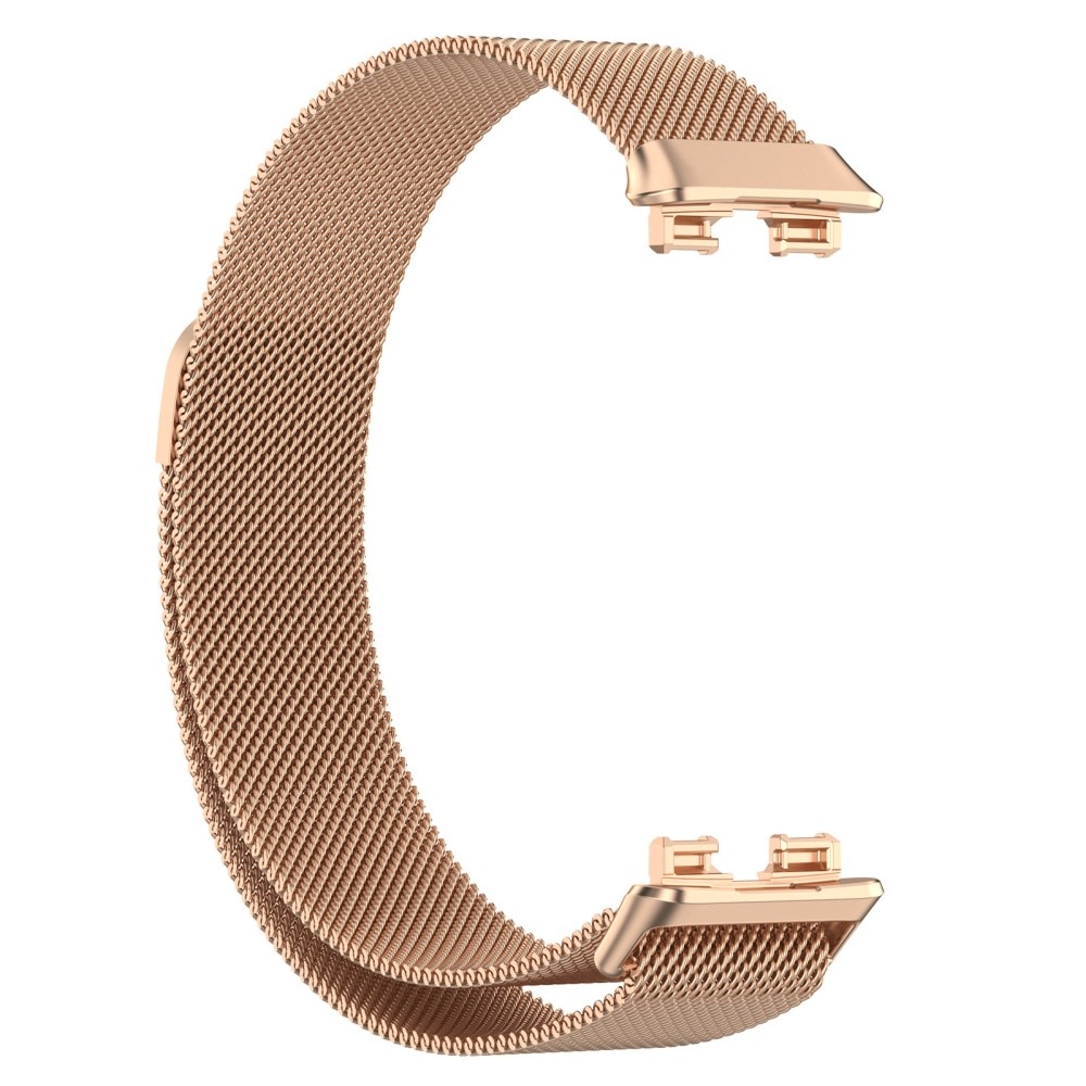 Bracelet milanais pour Huawei Band 8, or rose