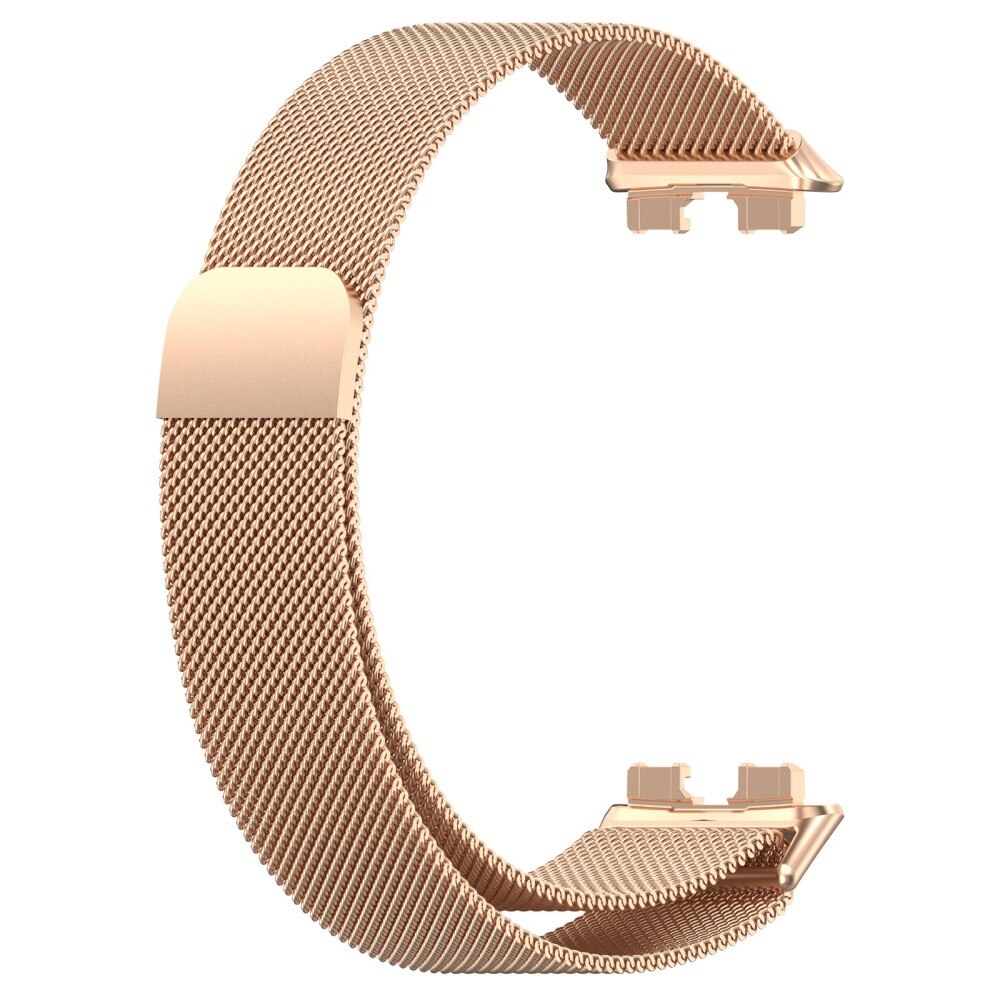 Bracelet milanais pour Huawei Band 8, or rose