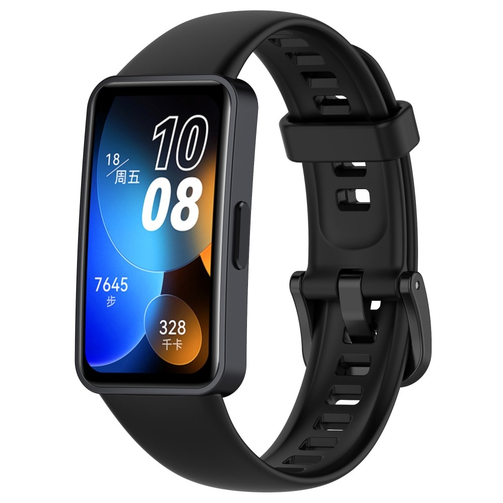 Bracelet en silicone Huawei Band 8, noir