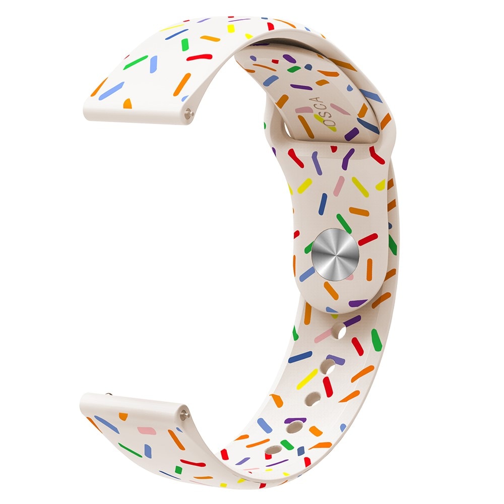 Bracelet en silicone pour Xiaomi Watch S3, Multi-couleur / motif