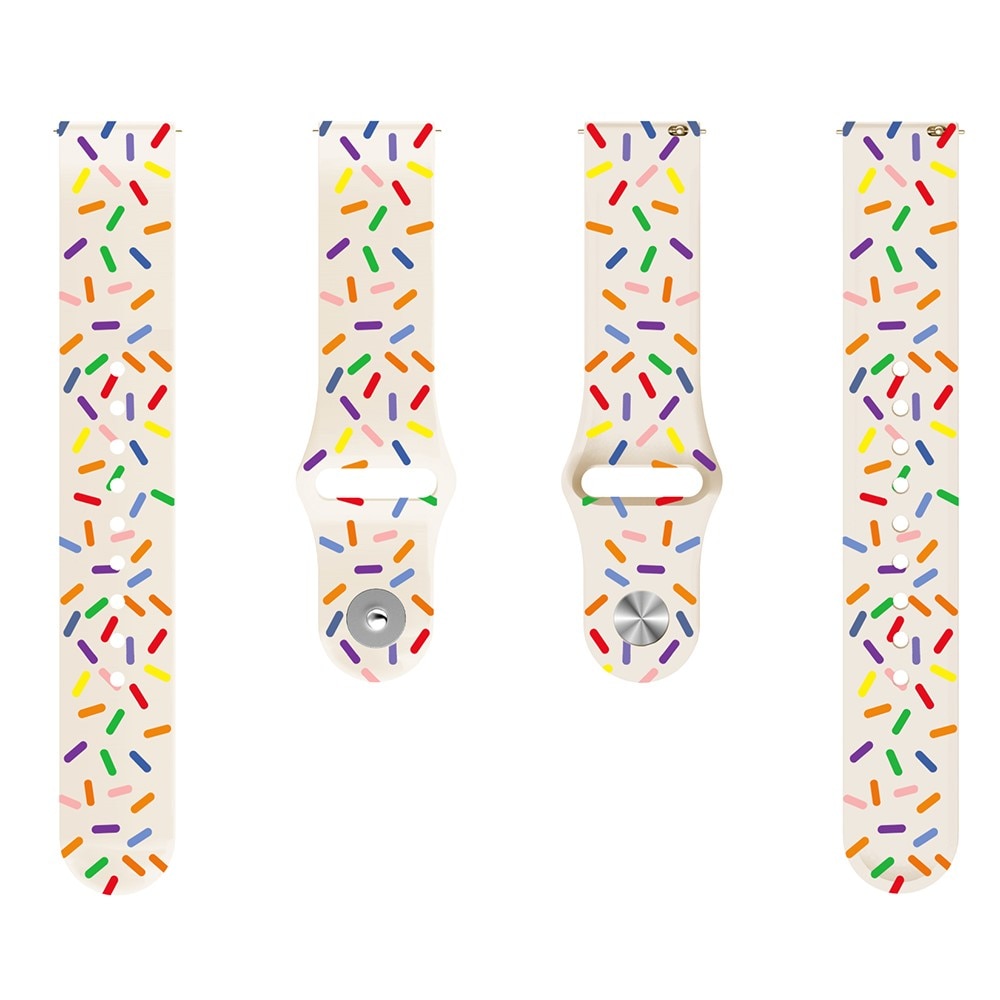 Bracelet en silicone pour Garmin Vivoactive 5, Multi-couleur / motif