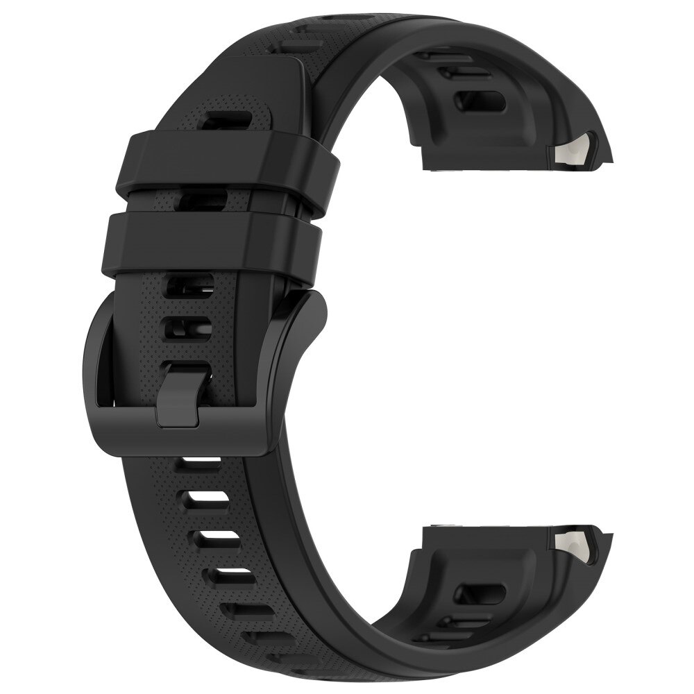 Bracelet en silicone pour Garmin Approach S70 42mm, Noir