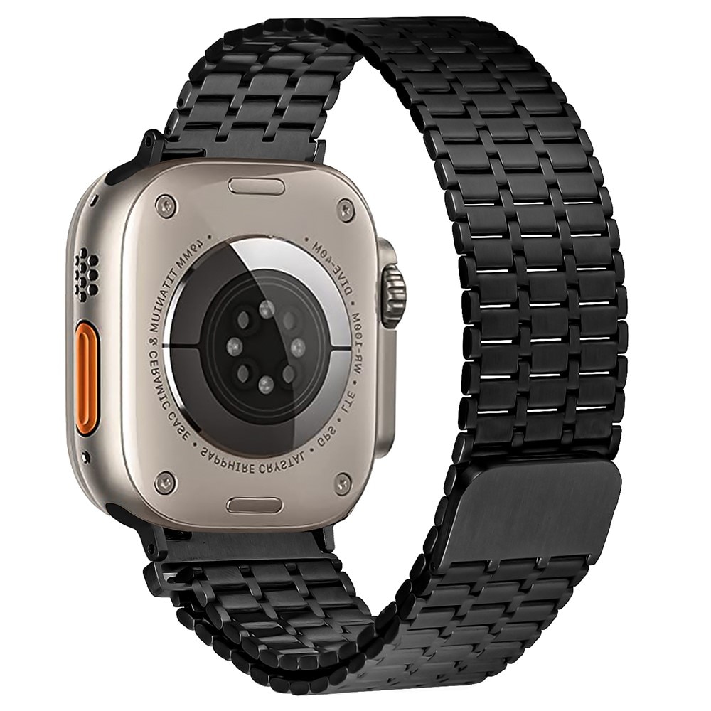 Bracelet Magnetic Business Apple Watch 45mm Series 9, noir