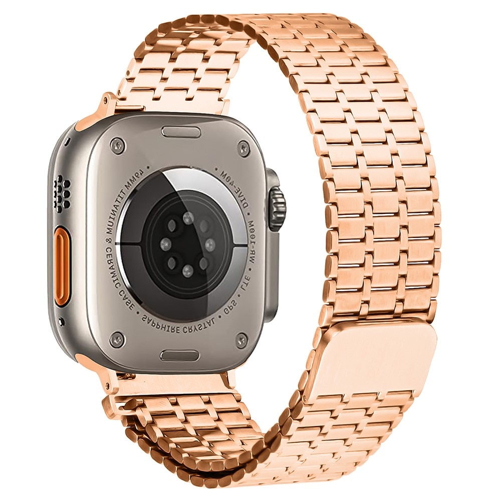 Bracelet Magnetic Business Apple Watch SE 44mm, or rose