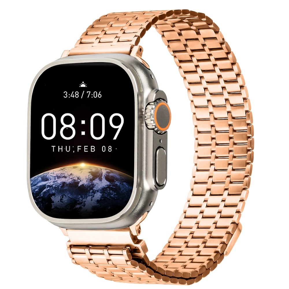 Bracelet Magnetic Business Apple Watch 42/44/45 mm, or rose