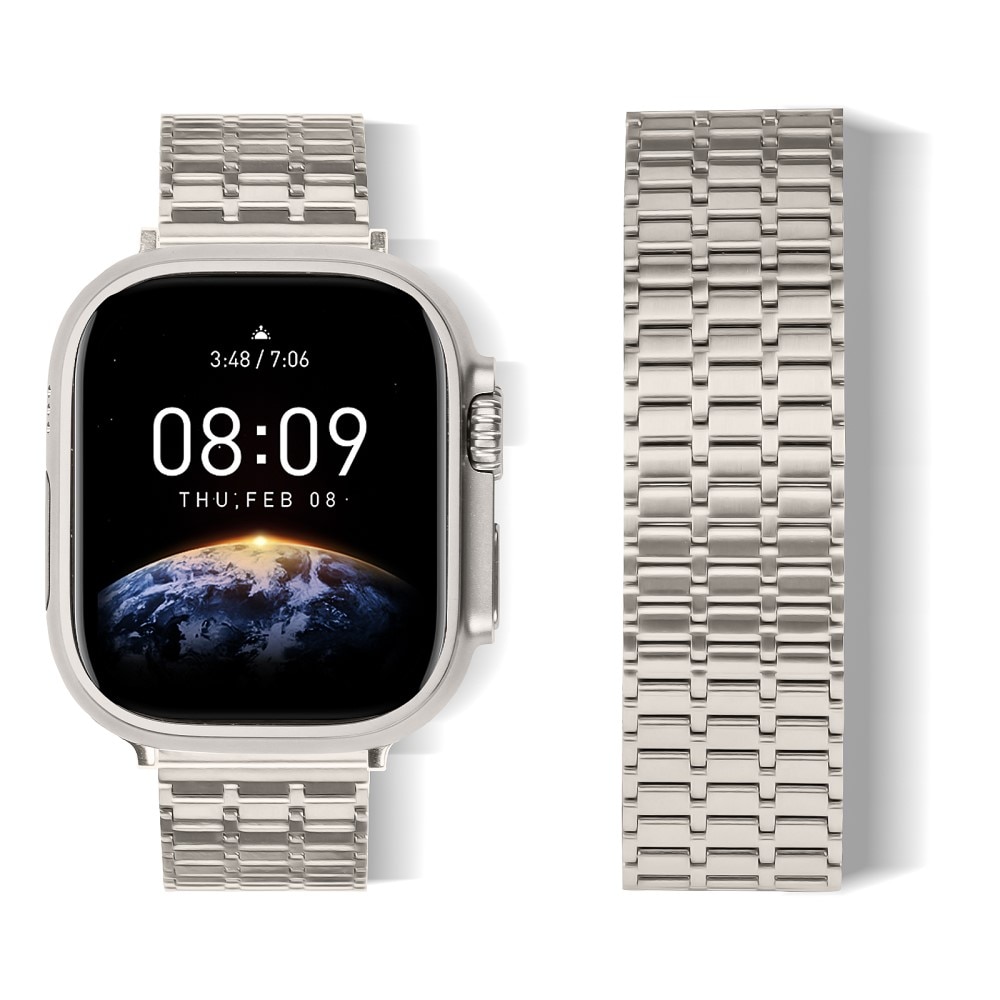 Bracelet Magnetic Business Apple Watch 44mm, titane