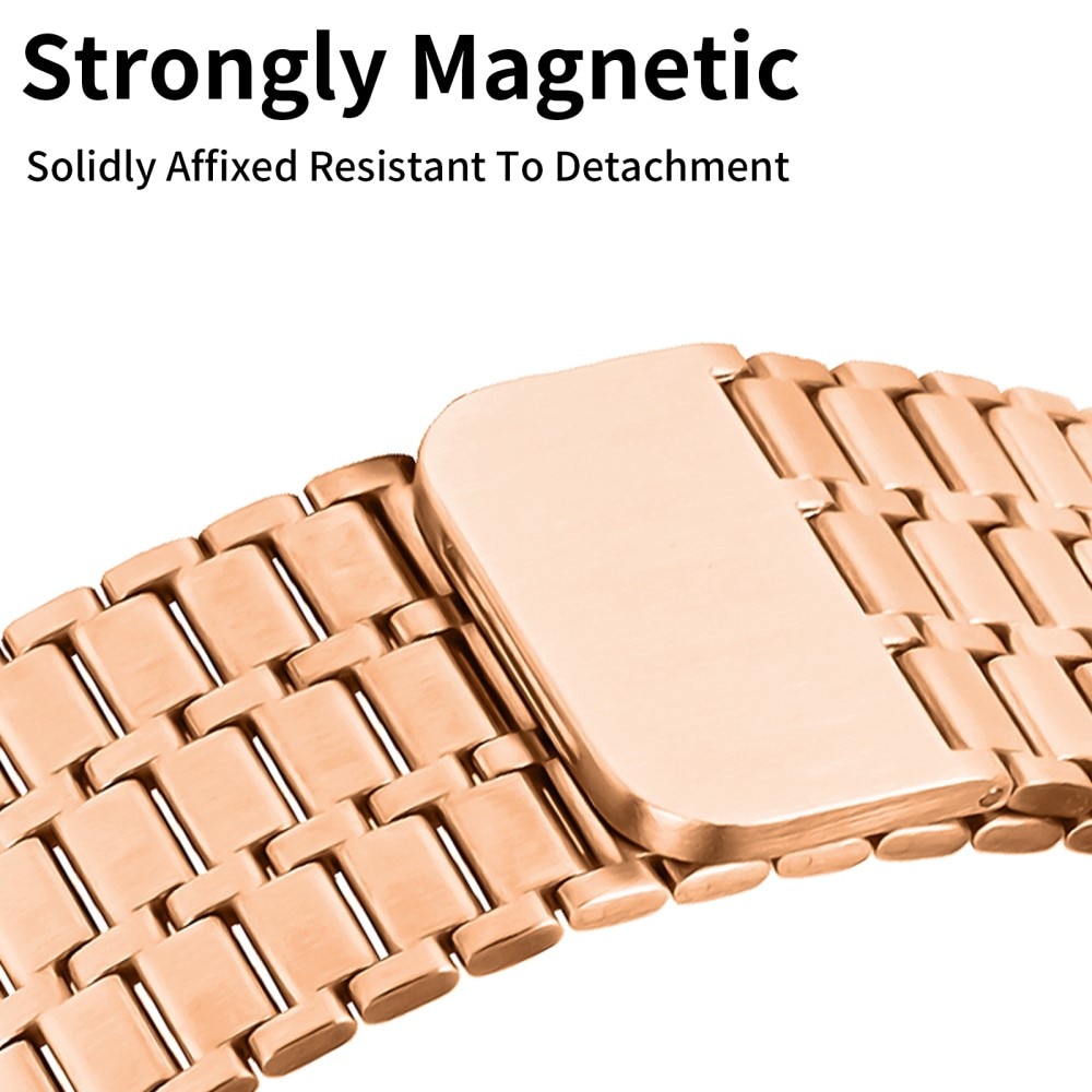Bracelet Magnetic Business Apple Watch Series 10 42mm, or rose