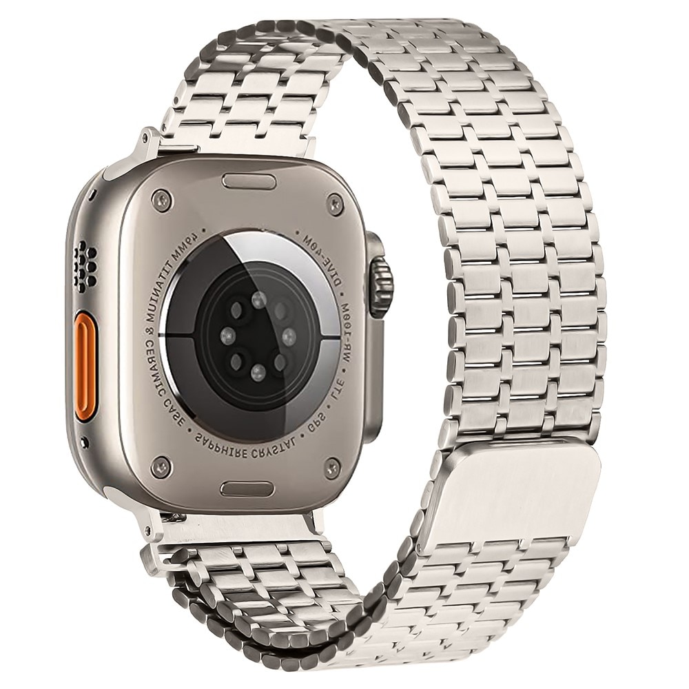 Bracelet Magnetic Business Apple Watch SE 40mm, titane