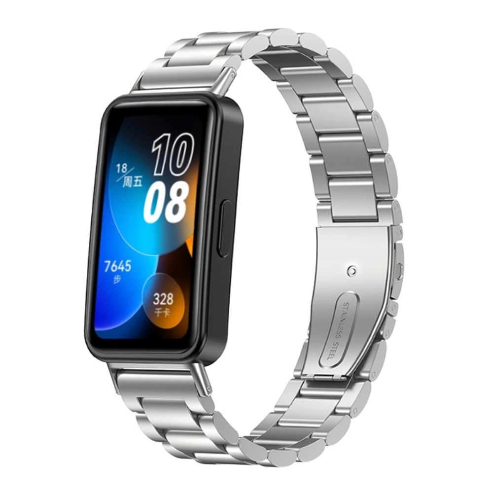 Bracelet en métal Huawei Band 8 argent