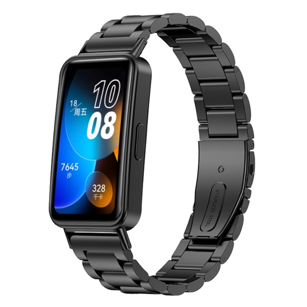 Bracelet en métal Huawei Band 8, Noir