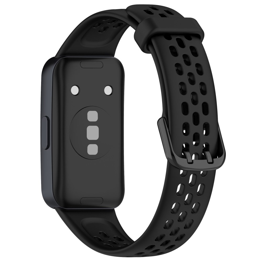 Sport Bracelet en silicone Huawei Band 8, noir