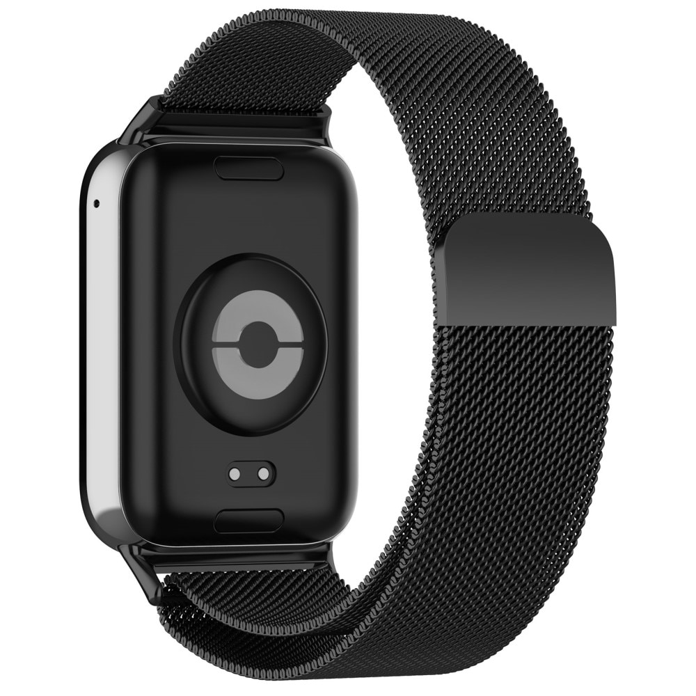 Bracelet milanais pour Xiaomi Smart Band 8 Pro, Noir