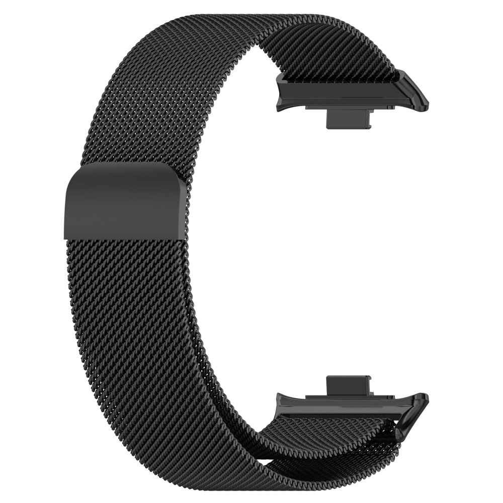 Bracelet milanais pour Xiaomi Smart Band 8 Pro, Noir