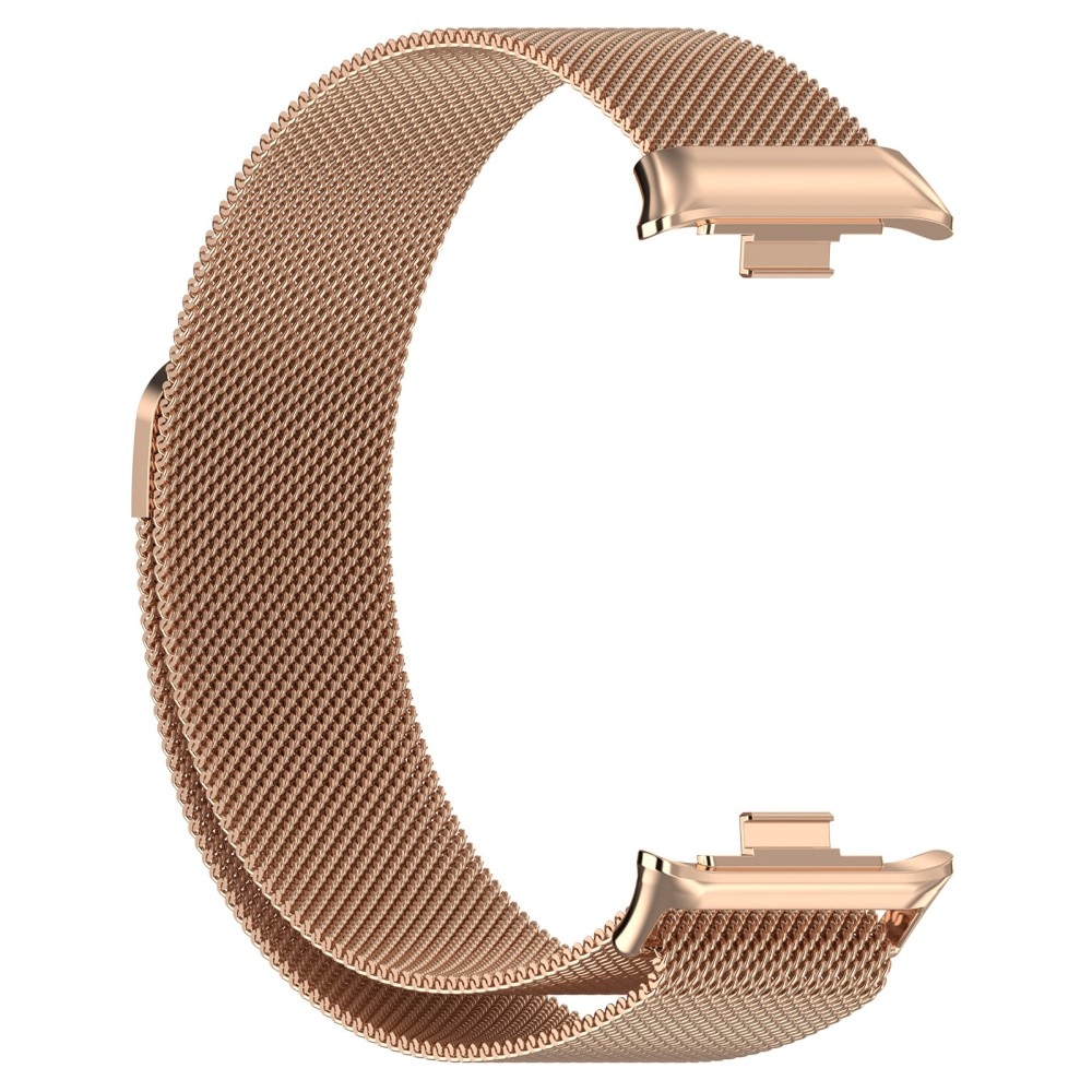 Bracelet milanais pour Xiaomi Smart Band 8 Pro, or rose