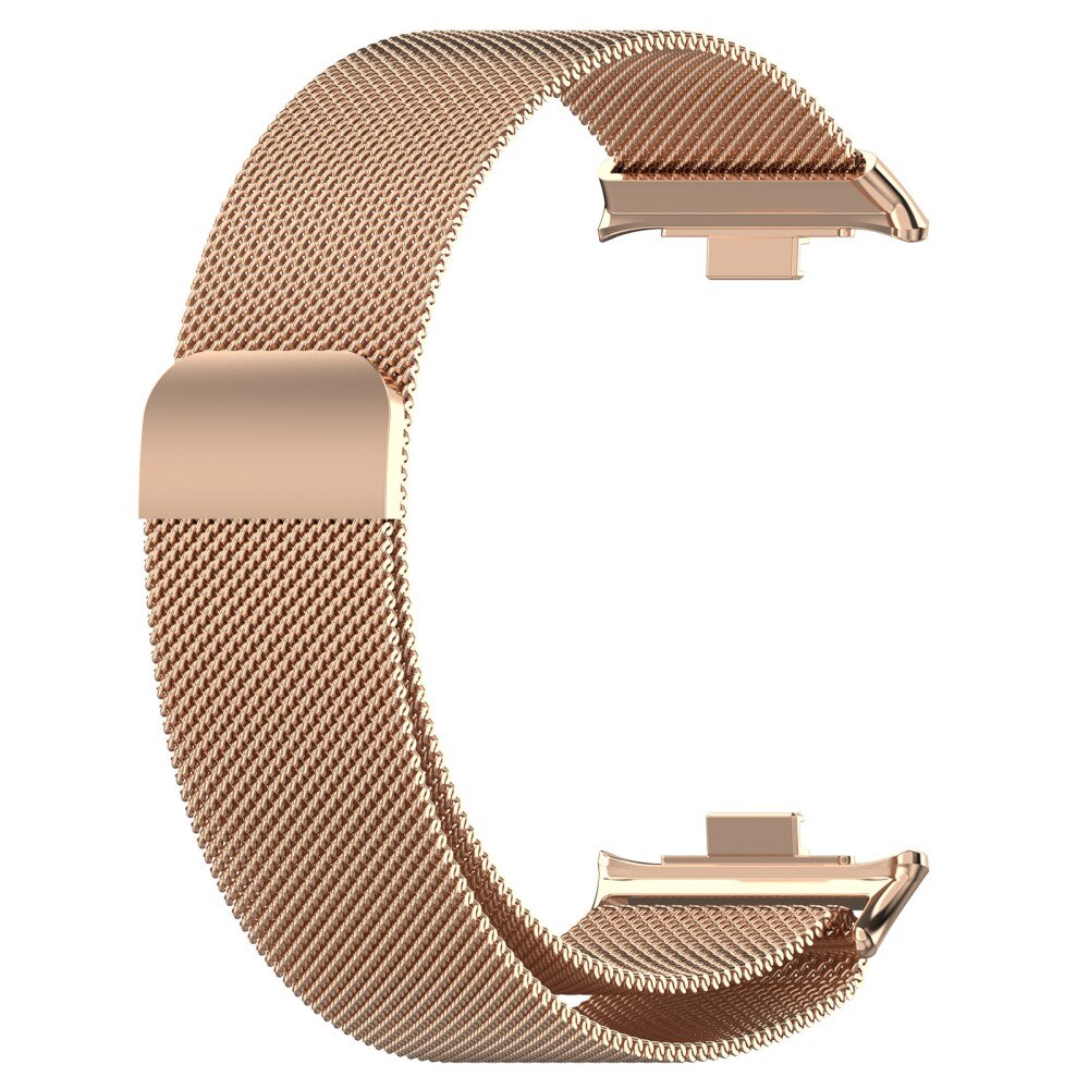 Bracelet milanais pour Xiaomi Smart Band 8 Pro, or rose