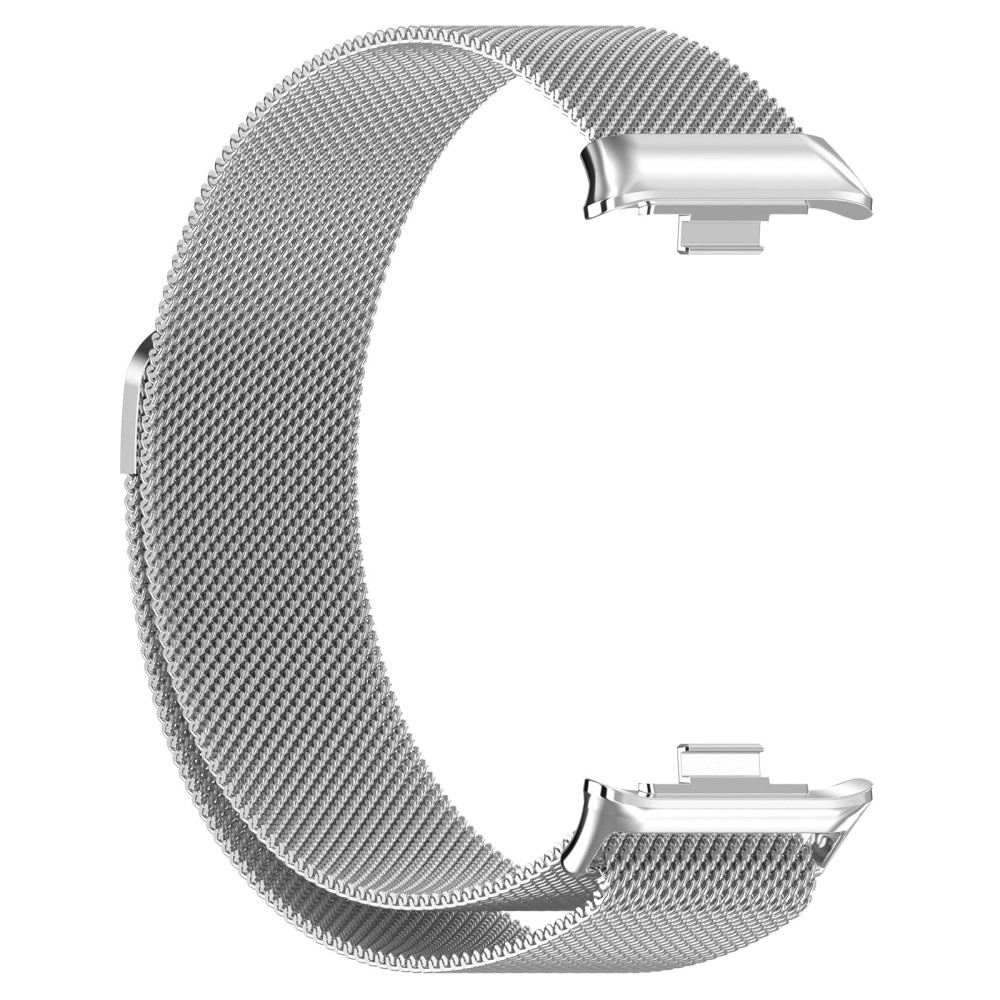 Bracelet milanais pour Xiaomi Smart Band 8 Pro, Argent