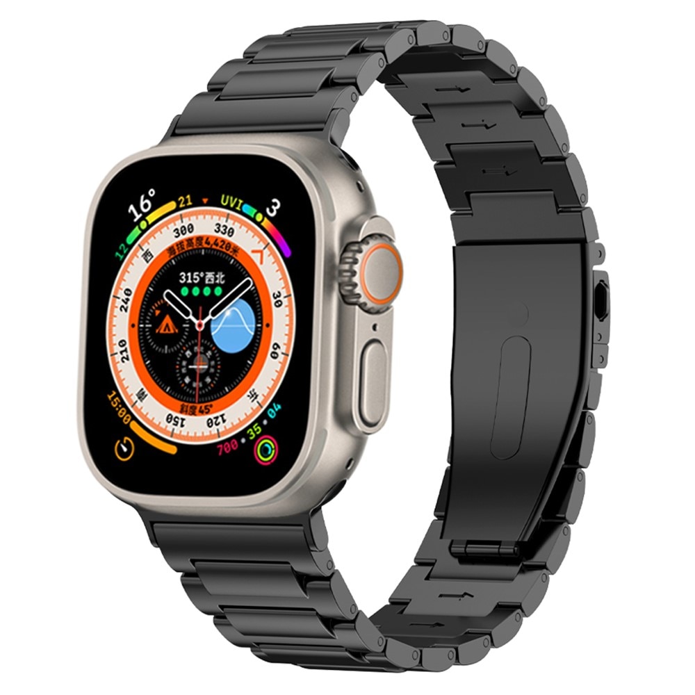 Bracelet en titane Apple Watch Series 1-3 42mm, Noir