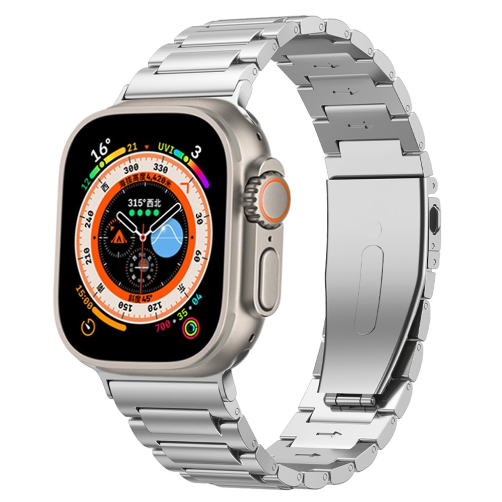 Bracelet en titane Apple Watch 45mm Series 8, argent