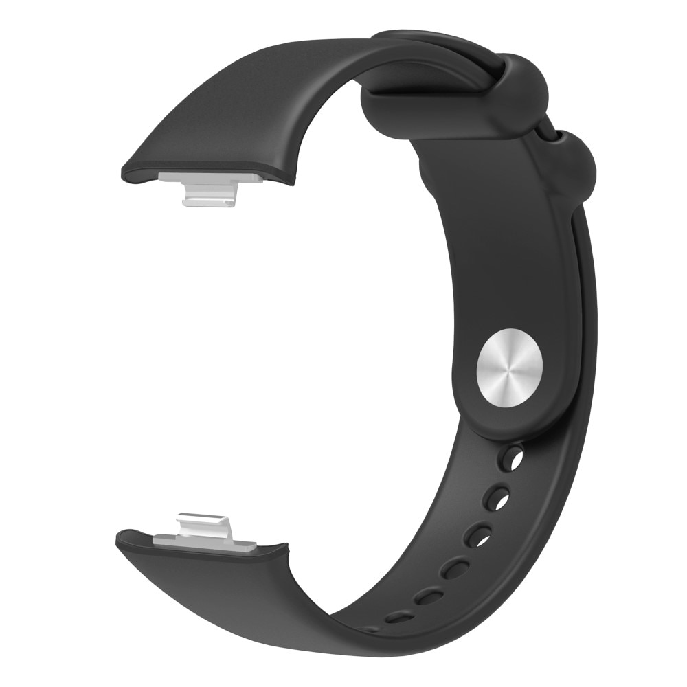 Bracelet en silicone pour Xiaomi Smart Band 8 Pro, Noir